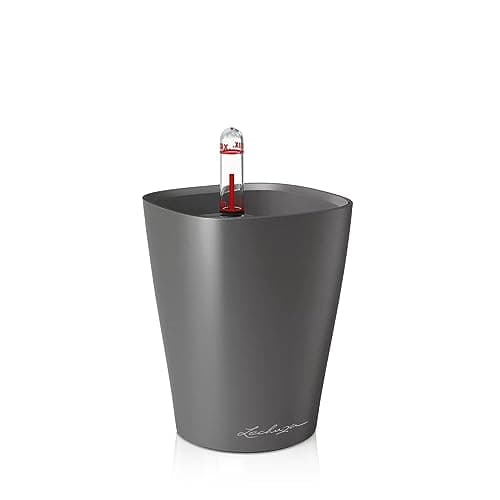 Lechuza Mini-Deltini Antracyt Metalik Donica