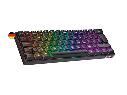 Geeky GK61 60% Klawiatura RGB Niemiecka