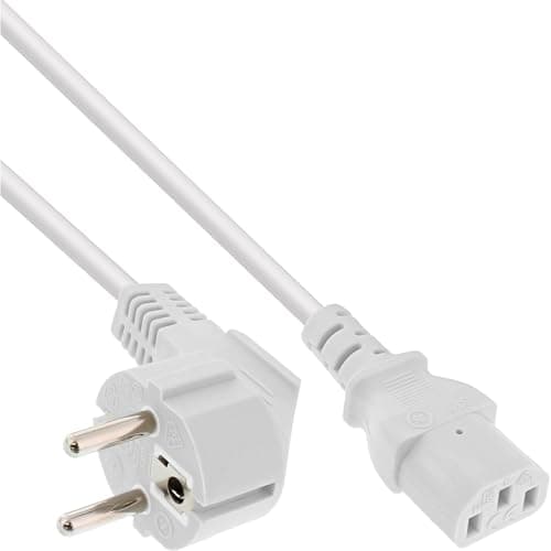 InLine 16650W Kabel Zasilający 0,5m Biały