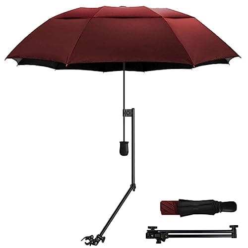 Wilray Groß Parasol Golfowy Bordowy