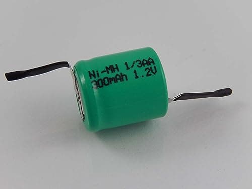 Vhbw 1/3AA Ni-MH Bateria 300 mAh