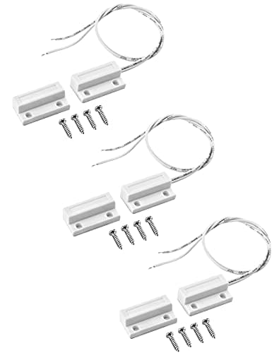 Qwork 3 sztuki MC-38 Czujnik Magnetyczny