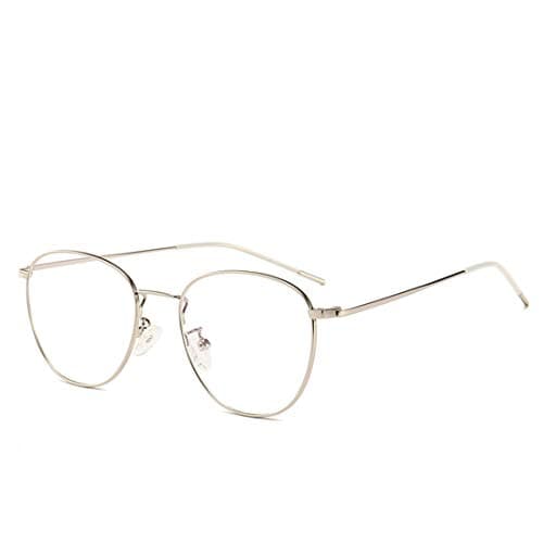 Dauco Srebrne Retro Okulary do Gier