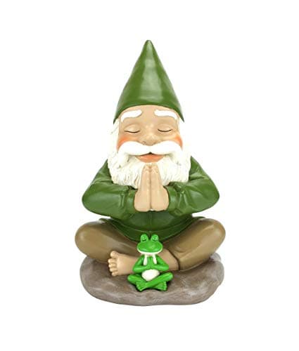GlitZGlam Zen Gnome i Żaba Figurka
