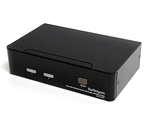 StarTech.com 2-portowy KVM SV231DVIUA przełącznik
