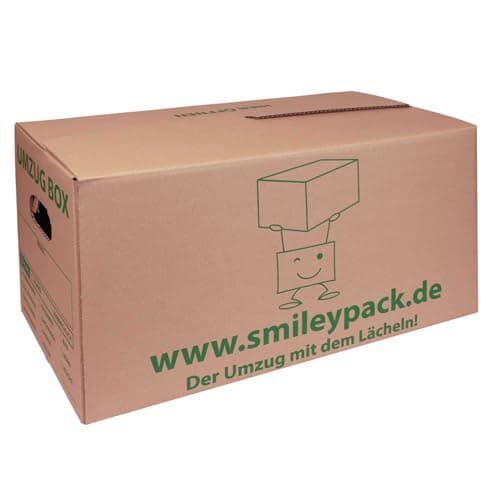 Smiley Pack Brązowe Pudło Ruchome 10 sztuk