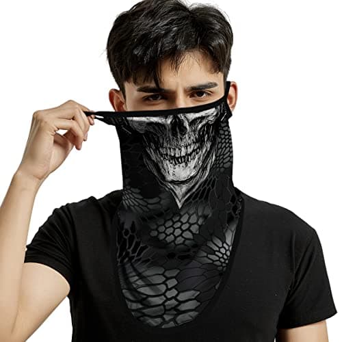 ShopINess Chustka Rurowa Bandana Czaszka Wielobarwna