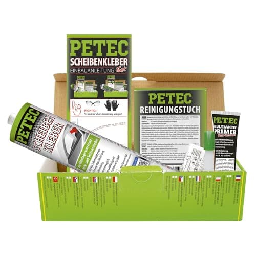 PETEC Zestaw Scheibenkleber Klejący do Szyb