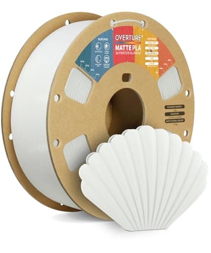 Overture Matte PLA Filament 1.75mm 1kg