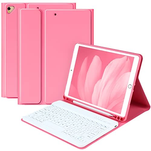 Bqss Etui Klawiatura iPad 10,2 Różowa