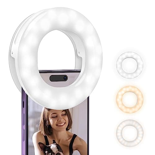 ATUMTEK Lampa Pierścieniowa do Selfie z Klipsem