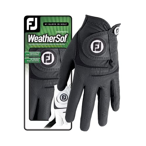 Footjoy WeatherSof Rękawica Golfowa Damska Czarna
