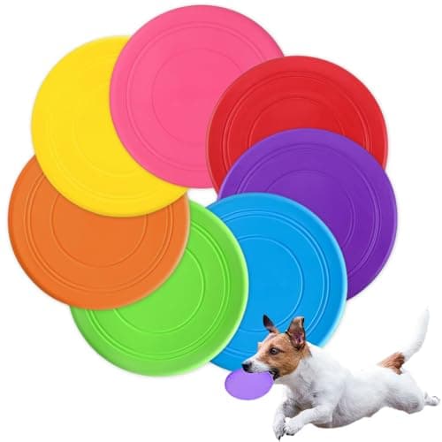 Kaimeilai 7 Kolorowych Dysków Frisbee dla Psów