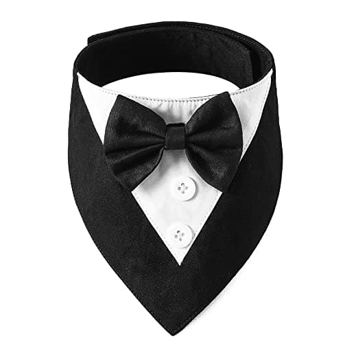 Adoggygo Elegancki Smokingowy Apaszka dla Psa M