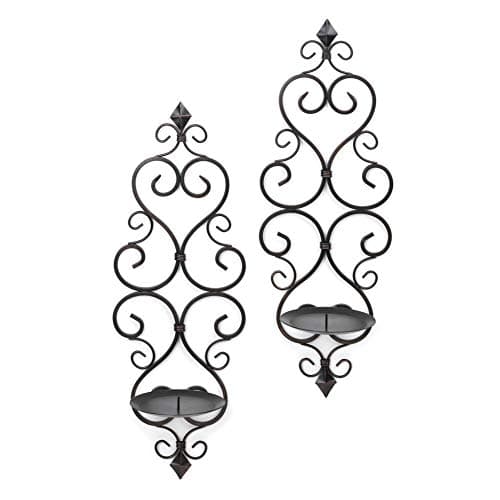 Zingz and Thingz Fleur-De-Lis Kinkiety Ścienne Duo