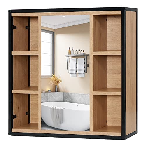 Eugad Szafka Łazienkowa z Lustrem 60x58x16