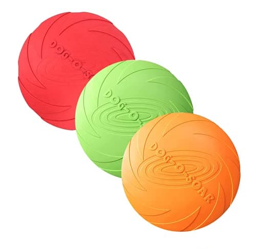 DOGSOAR 3 sztuki Frisbees dla psa