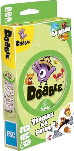 Dobble Zwierzęta gra karciana dopasowywanie