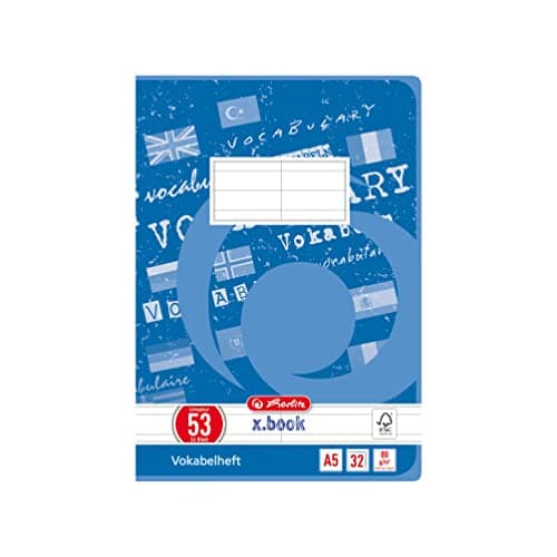 Herlitz 415588 Zeszyt Vokabelheft A5 5 sztuk