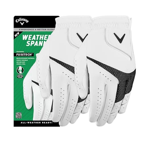 Callaway Weather Spann Rękawice Golfowe Białe 2 szt.