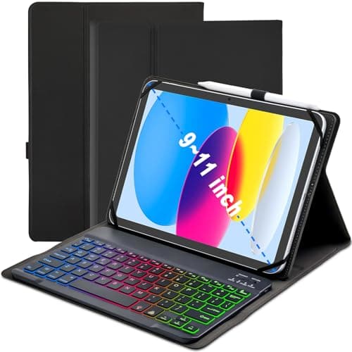 Xchytecher Uniwersalne Etui Klawiatura 9-11 cali