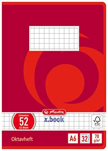 Herlitz x.book Zeszyt Ćwiczeń A6 32 Kartki