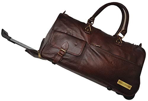 Bag Jack Skórzana Torba Podróżna na Kółkach