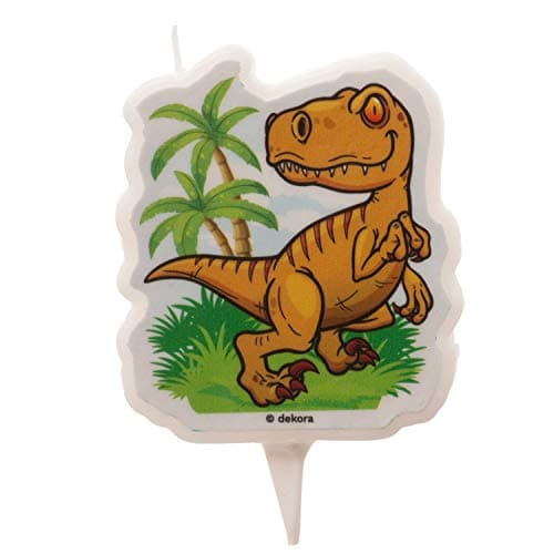 Dekora Świeczka Urodzinowa Dinozaur T-Rex 7,5 cm
