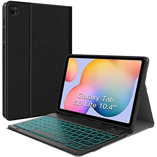 Juqitech Samsung Tab S6 Lite Podświetlana Klawiatura