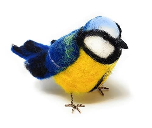 Zestaw filcu igłowego The Crafty Kit British Birds Blue Tit