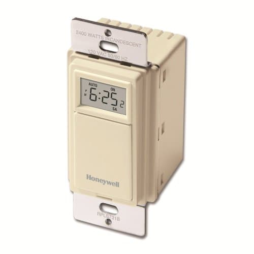 Honeywell RPLS731B EconoSWITCH Przełącznik Ścienny Timer