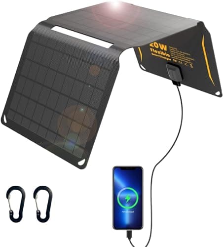 FlexSolar 20W Przenośna Ładowarka Słoneczna