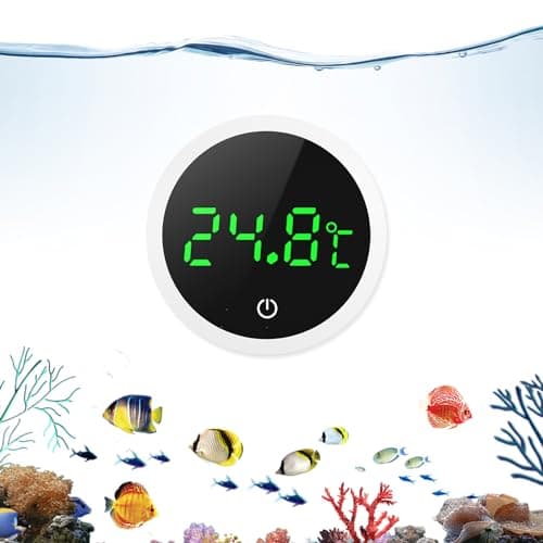 OQIMAX Cyfrowy Termometr Akwariowy LED 24,8°C