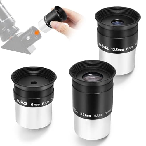 Astromania Plössl Zestaw Okularów 6mm 12.5mm 20mm
