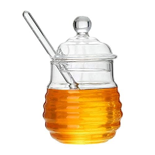 GuDoQi Szklany Słoik do Miodu 250 ml