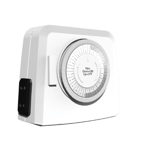 Stanley LampMaster 31198 Timer ścienny z 2 gniazdami