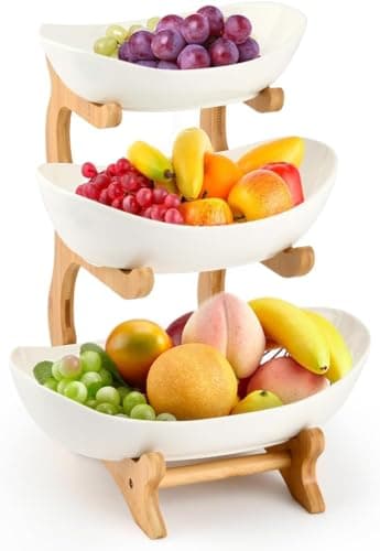 Meesoga Fruit Basket Stand 3-poziomowa etażerka