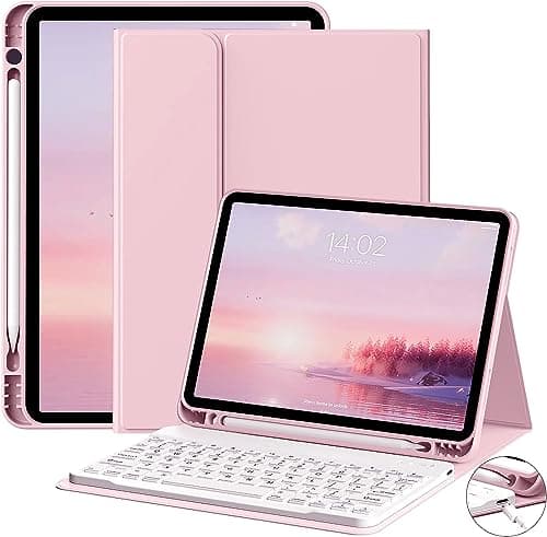 Jksml Różowe Etui Klawiatury iPad Air 11 2024