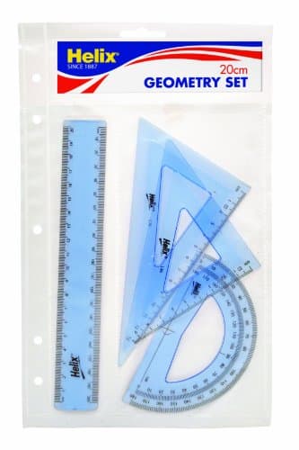 Helix Zestaw geometrii 20 cm niebieski