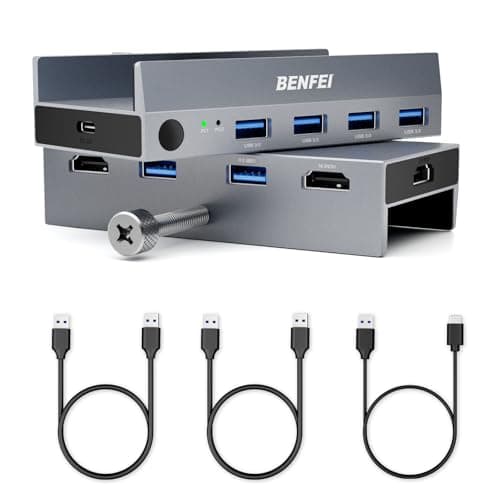 BENFEI 8K HDMI KVM Przełącznik 2 Komputery