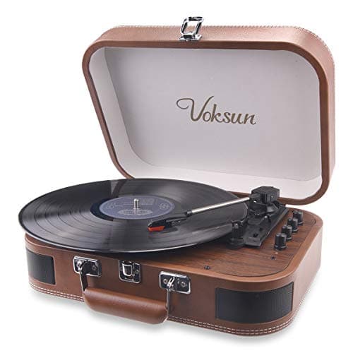 Gramofon Voksun, Bluetooth, winylowy z enkoderem cyfrowym