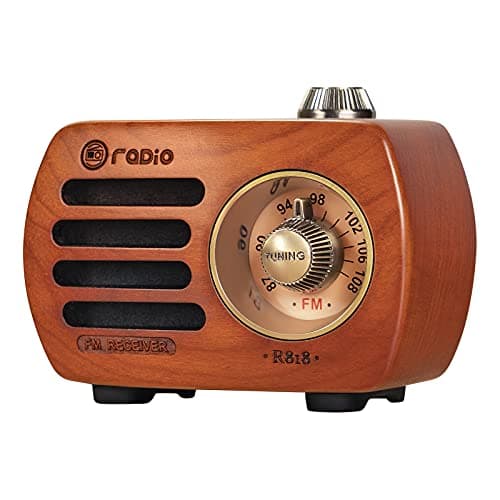 PRUNUS R-818 Drewniane Radio Retro FM