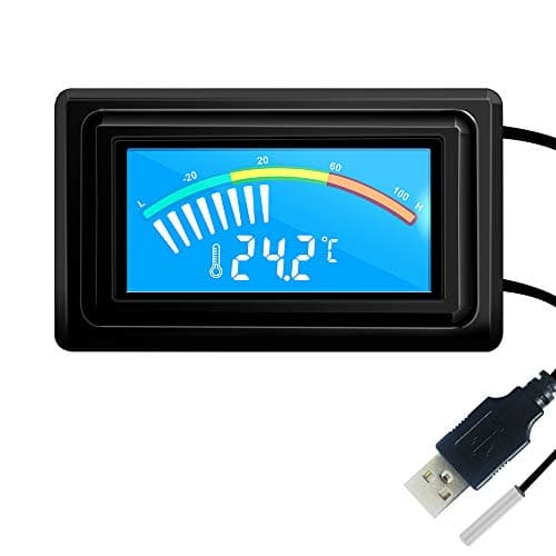 Ketotek E0032USB Termometr Cyfrowy Akwarium LCD
