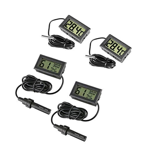 JZK 4 x Cyfrowy Termometr Akwarium LCD