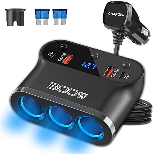 Qidoe QD31 Ładowarka Samochodowa 300W 7w1