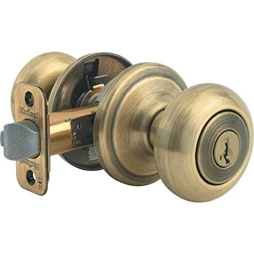 Kwikset Juno Gałka Drzwiowa Antyczny Mosiądz
