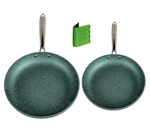 WaxonWare Szmaragdowa Patelnia do Omletów Zestaw 2 szt.