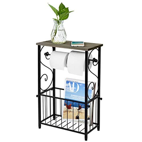 MyGift BATH0669GRY Stojak na Papier Toaletowy