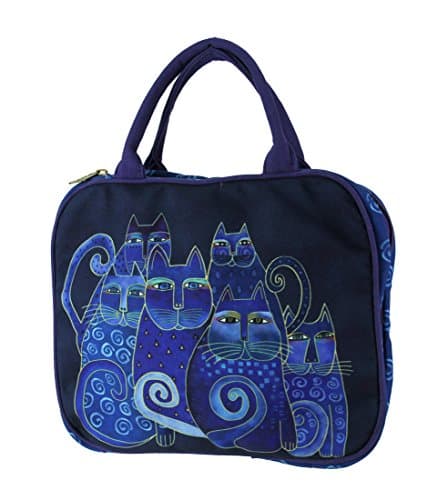 Laurel Burch Kosmetyczna Torba Podróżna Indigo Cats