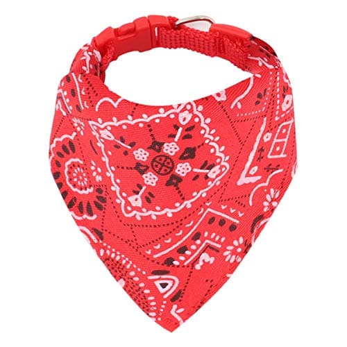 Hrp Czerwona Apaszka Bandana dla Psa Rozmiar L